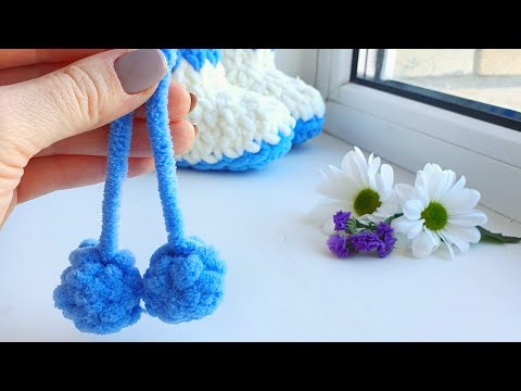 Видео: Помпоны из Alize Puffy Fine