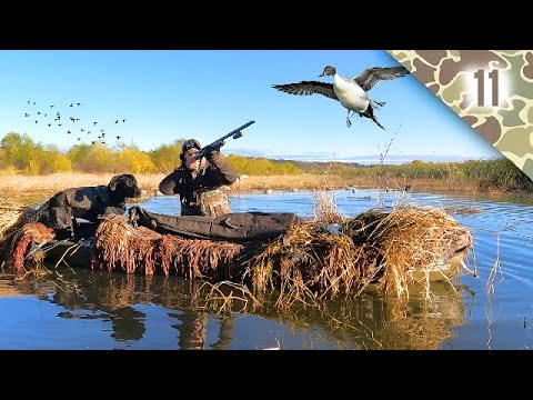 Видео: Открытие Big Duck 2025 // Охота на уток на лодке Solo Layout // Большие утки повсюду!