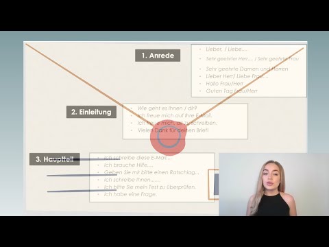 Видео: Как се пише писмо / имейл на немски? +Много изрази / А1-А2 немски език