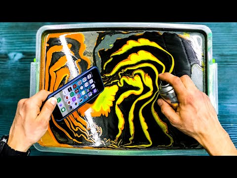Видео: КАСТОМНАЯ ПОКРАСКА РАЗНЫХ ВЕЩЕЙ ВОДОЙ Hydro Dipping