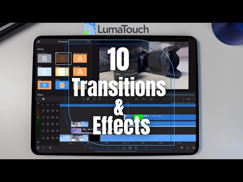 Видео: 10 простых переходов и эффектов в LumaFusion!