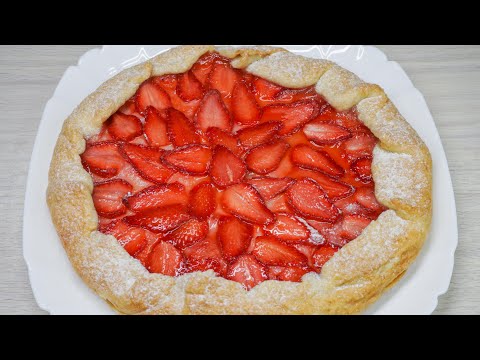 Видео: ГАЛЕТА с Клубникой | Быстрый Ягодный Пирог