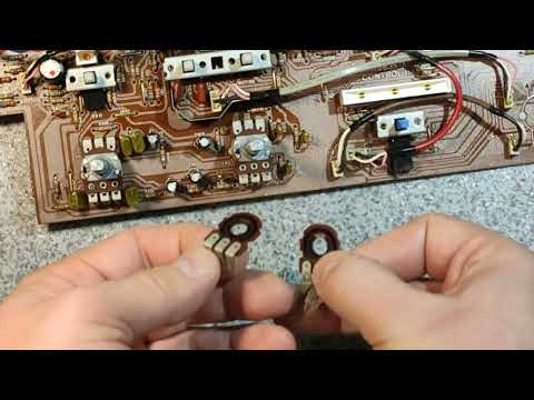 Видео: Ремонт, разбор, профилактика регуляторов от усилителя Sansui