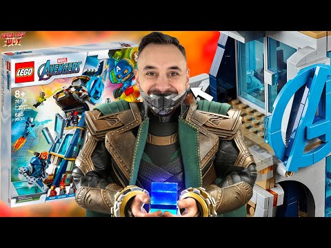 Видео: ПАПА РОБ И LEGO БИТВА ЗА БАШНЮ МСТИТЕЛЕЙ MARVEL SUPER HEROES: СУПЕРГЕРОИ МАРВЕЛ - ВСЯ СБОРКА!