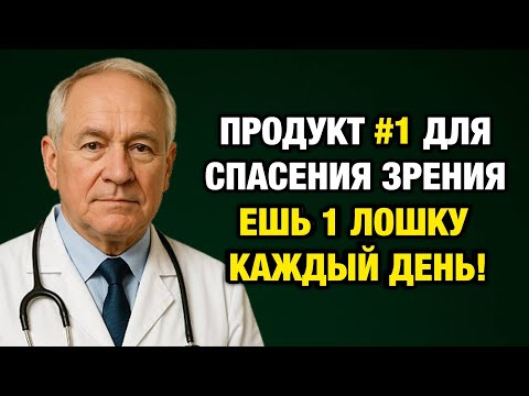 Видео: Верните Зрение после 60! Всего 1 ложка в день — и глаза начинают видеть снова!