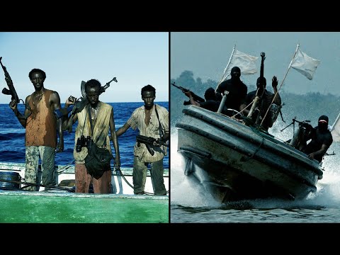 Видео: Сомалийские пираты против нигерийских. Кто круче?