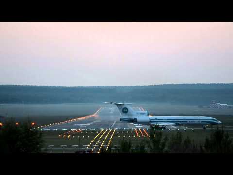 Видео: Руление и взлет Ту-154 RA-85684 а/к Алроса  RW29 KJA/UNKL