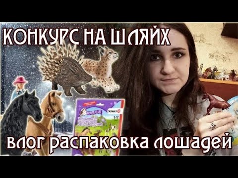 Видео: ВЛОГ шляйх-блогера КОНКУРС НА ШЛЯЙХ и РАСПАКОВКА лошадей