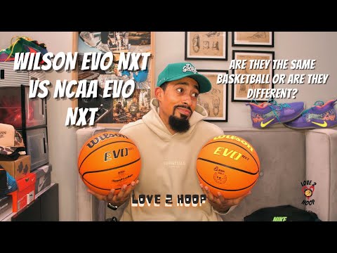 Видео: Обзор/сравнение оригинального Wilson EVO Nxt и NCAA Evo Nxt