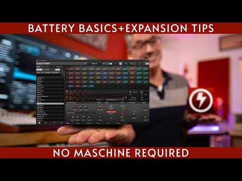 Видео: Native Instruments Battery 4: Основы + использование расширений 2021!