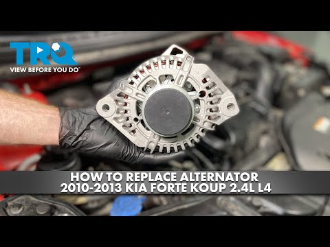 Видео: Как заменить генератор на Kia Forte Koup 2.4L L4 2010-2013 годов