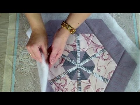 Видео: Салфетка из обрезков и лоскутов  (готовая работа) DIY