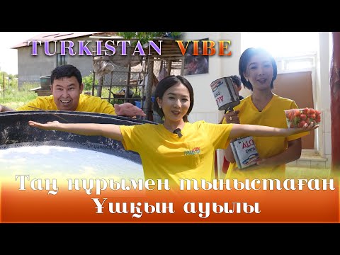Видео: Түркістан Vibe | Таң нұрымен тыныстаған Ұшқын ауылы