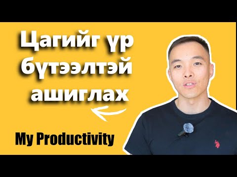 Видео: Үр бүтээлтэй байхад 20 минут хангалттай? - Productivity in 20 minutes