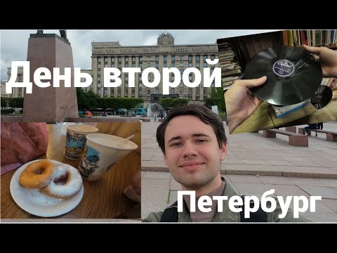 Видео: День 2, смотрю Московский район Санкт-Петербурга. Клад американских пластинок! Пышки...