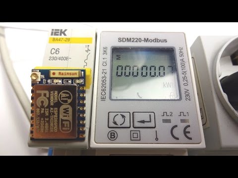 Видео: Собираем данные с SDM220 в системе умного дома