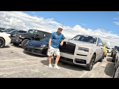 Видео: Люксовые редкие авто с аукциона в америке