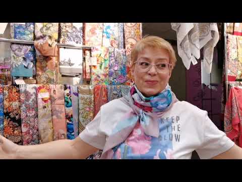 Видео: Батист 115 х115❤️🧡💛💚💙💜 Павловопосадские платки в Минске