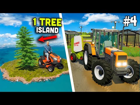 Видео: Начните с 0$ на "Острове 1 дерева" 🚜 #4
