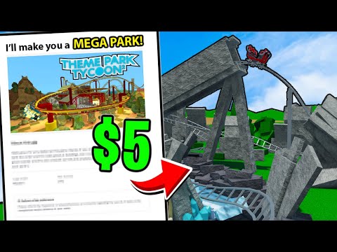 Видео: Я заплатил *НЕЗНАКОМЦАМ*, чтобы они построили мне тематический парк в игре Tycoon 2 PARK!