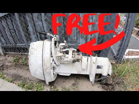 Видео: Заработает ли снова этот заброшенный подвесной мотор?