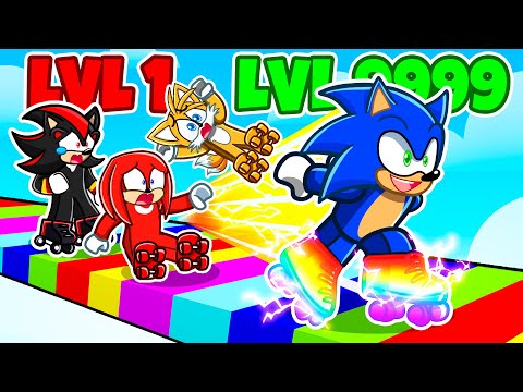 Видео: Уровень 1 против уровня 9999 САМЫЕ БЫСТРЫЕ СКЕЙТЫ в Roblox...