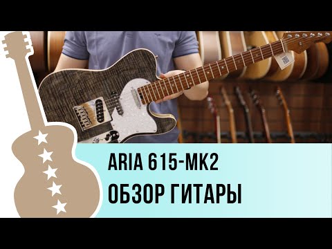 Видео: Aria 615-MK2 - обзор гитары