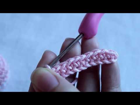 Видео: Вязание крючком для начинающих. КАК ВЯЗАТЬ крючком СТОЛБИК БЕЗ НАКИДА!