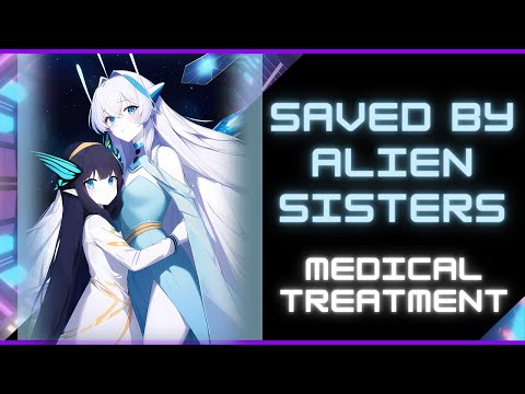 Видео: Спасённые сёстрами-инопланетянами — Медицинская помощь ASMR Ролевая игра Снотворное — F4A