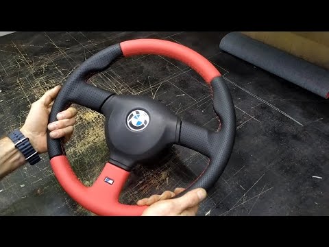 Видео: Ремонт и перетяжка руля Bmw E34.(Repair and hauling steering wheel Bmw E34)