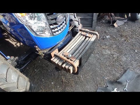 Видео: ❗️Такого я ще не бачив 😱Передні противаги на мінітрактор🚜 з ресор❗️Ч.1