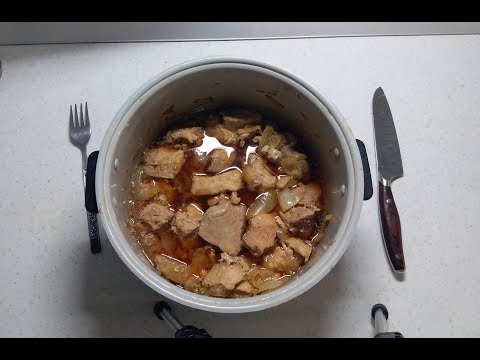 Видео: Свинина в мультиварке