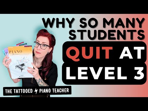 Видео: Большинство учеников фортепиано НИКОГДА не доходят до 4-го уровня (среднего) | Советы преподавате...