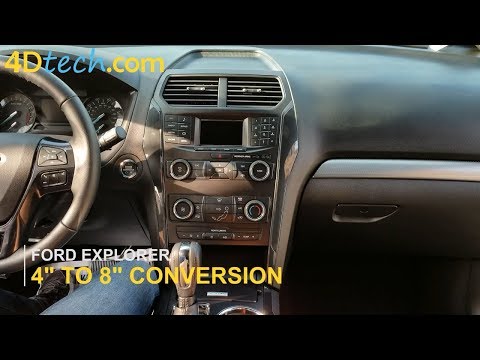 Видео: Модернизация заводской системы SYNC 3 с 4" до 8" | Ford Explorer 2014-2015