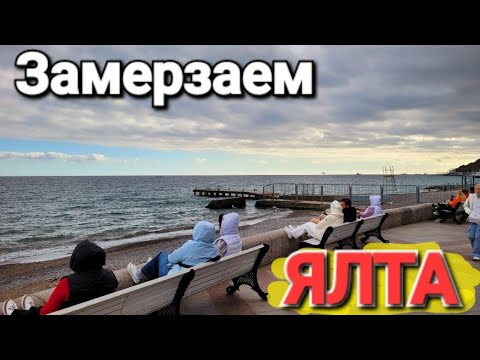 Видео: Крымская Аномалия. Замерзаем #Ялта Арктический холод но все равно все прекрасно!