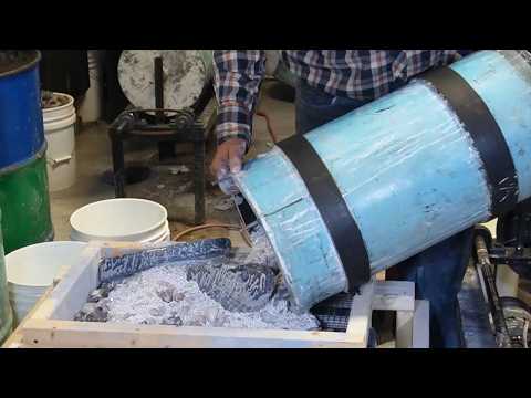 Видео: Еще один гигантский камнепад — выгрузка огромных образцов!