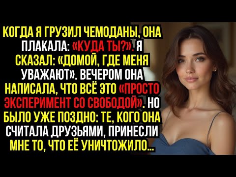 Видео: Когда я ГРУЗИЛ чемоданы, она ПЛАКАЛА- «Куда ты». Я сказал- «ДОМОЙ, где меня УВАЖАЮТ». Вечером она...