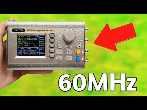 Видео: ОБЗОР КОМПАКТНОГО ГЕНЕРАТОРА СИГНАЛА  JDS-2900 ОТ JUNTEK на 60МГц