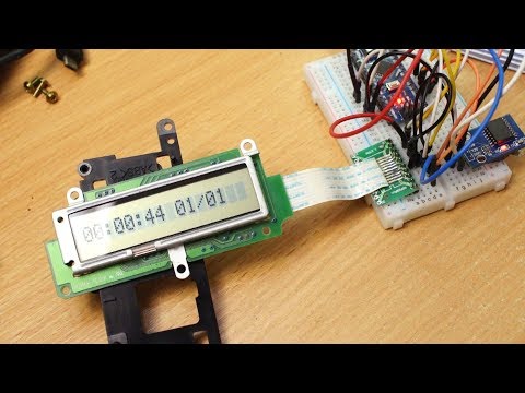 Видео: LCD от системного телефона Panasonic KX-T7330