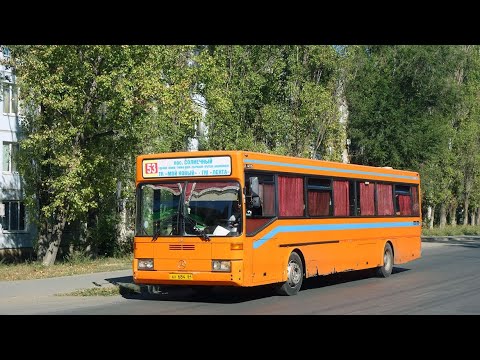 Видео: Mercedes-Benz 0405 АУ 684 64 Маршрут №53 город Саратов 