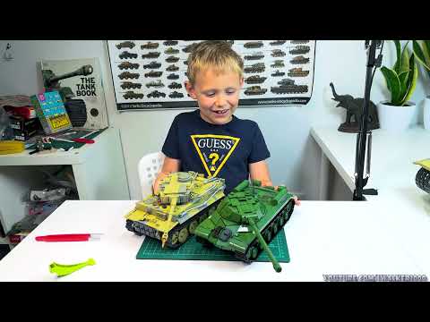 Видео: Танки из LEGO: M110 203мм  - сборка модели BlueBrixx 1/30 немецкой самоходной гаубицы Оливером