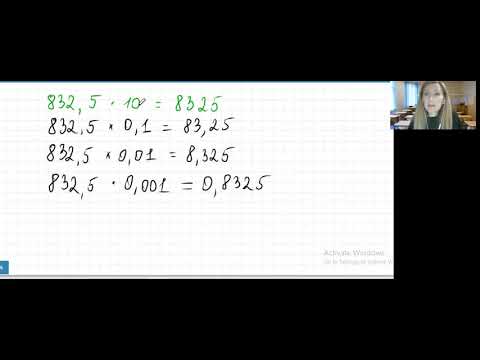 Видео: Умножение и деление десятичных дробей на 0,1; 0,01; 0,001;