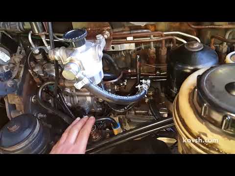 Видео: Временное решение при попадании антифриза в топливо на Renault Premium 370 dCi11