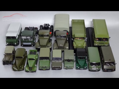 Видео: Пятьдесят оттенков зеленого: сравниваем варианты окраски советских автомобилей | Коллекция моделей