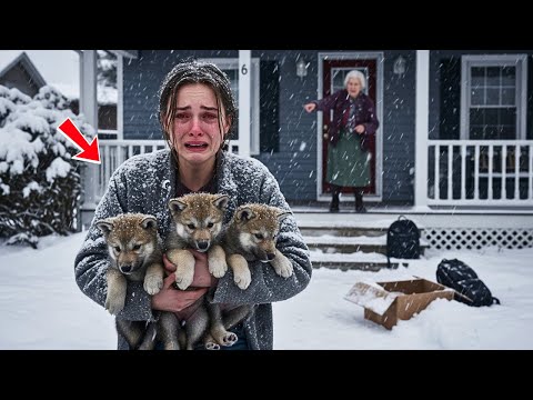 Видео: Девушка спасла волчат в метель — но Бог открыл сердца целого города