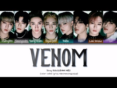 Видео: STRAY KIDS - VENOM Color Coded Lyrics ( перевод | кириллизация )
