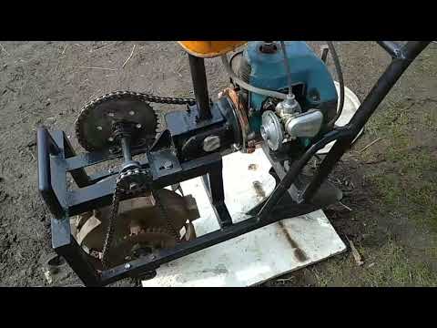 Видео: Окучник из бензопилы "УРАЛ" два в одном.