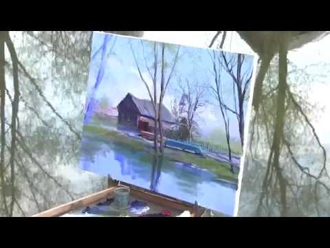 Видео: Пленэр в Переславле-Залесском. Художник Игорь Сахаров