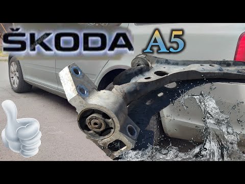 Видео: SKODA A5 МЕНЯЕМ САЙЛЕНТБЛОКИ ПЕРЕДНЕГО РЫЧАГА