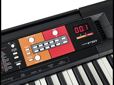 Видео: "Знайомство з синтезатором Yamaha PSR-F51 для використання у теоретичному класі"